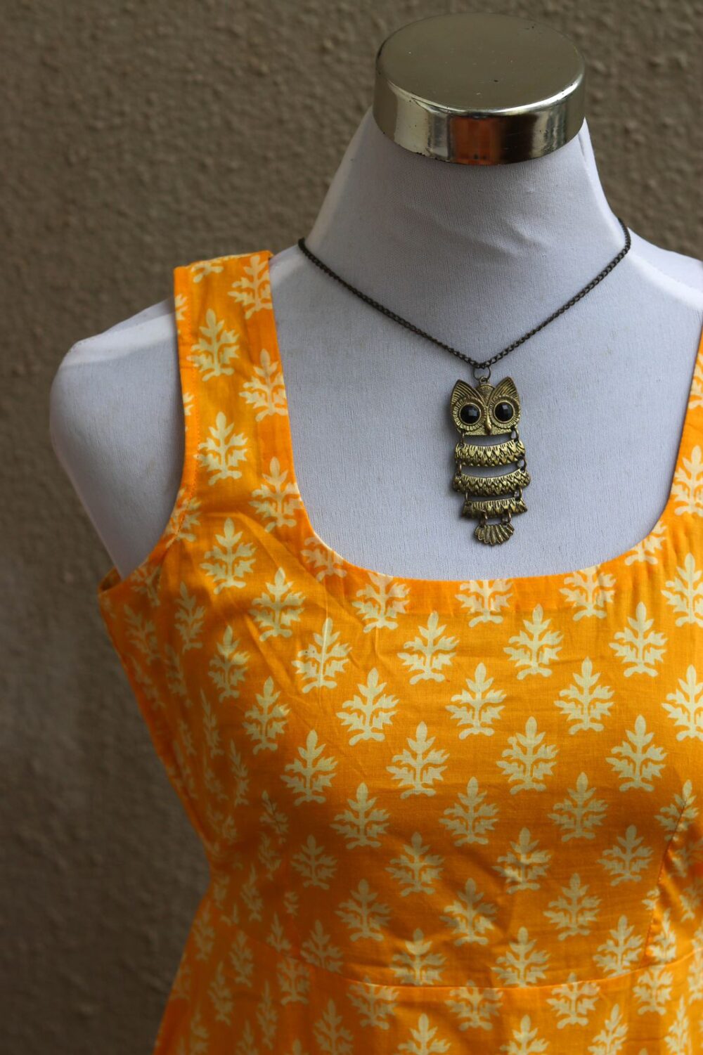 Yellow short dress, yellow short one piece, cotton yellow short dress, cotton short dress